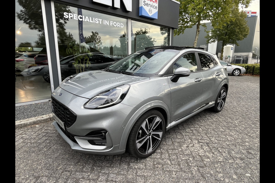 Ford Puma 1.0 EcoBoost Hybrid ST-Line X 155pk/114kW 6-bak | Garantie t/m 05-2028/50.000 km | Full Options | Panoramadak | Driver Assistance Pack | Keyless | Winter Pack | Technology Pack | etc. etc.