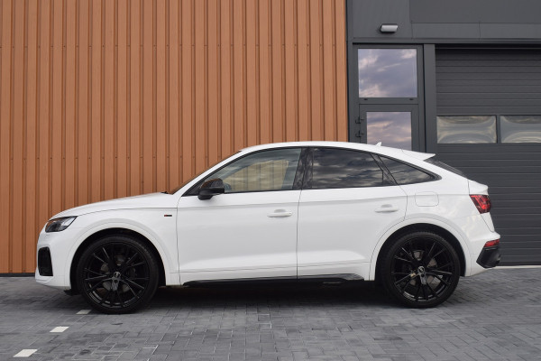 Audi Q5 Sportback 50 TFSI e 299pk S-line | Cognac leder | Luchtvering | Carbon | 22"