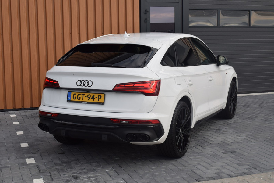 Audi Q5 Sportback 50 TFSI e 299pk S-line | Cognac leder | Luchtvering | Carbon | 22"