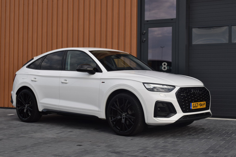 Audi Q5 Sportback 50 TFSI e 299pk S-line | Cognac leder | Luchtvering | Carbon | 22"