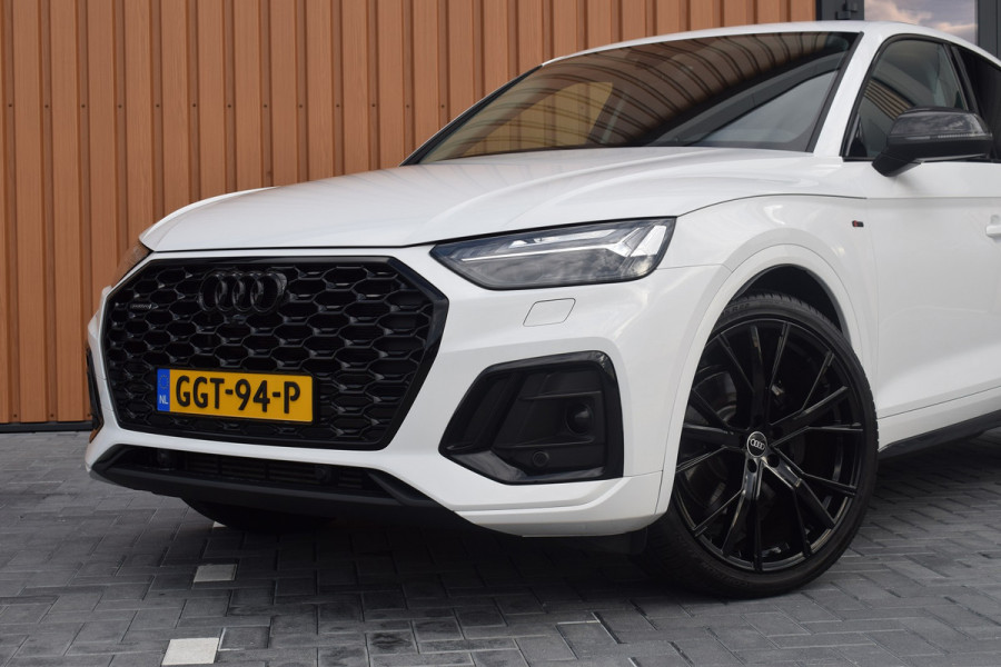 Audi Q5 Sportback 50 TFSI e 299pk S-line | Cognac leder | Luchtvering | Carbon | 22"