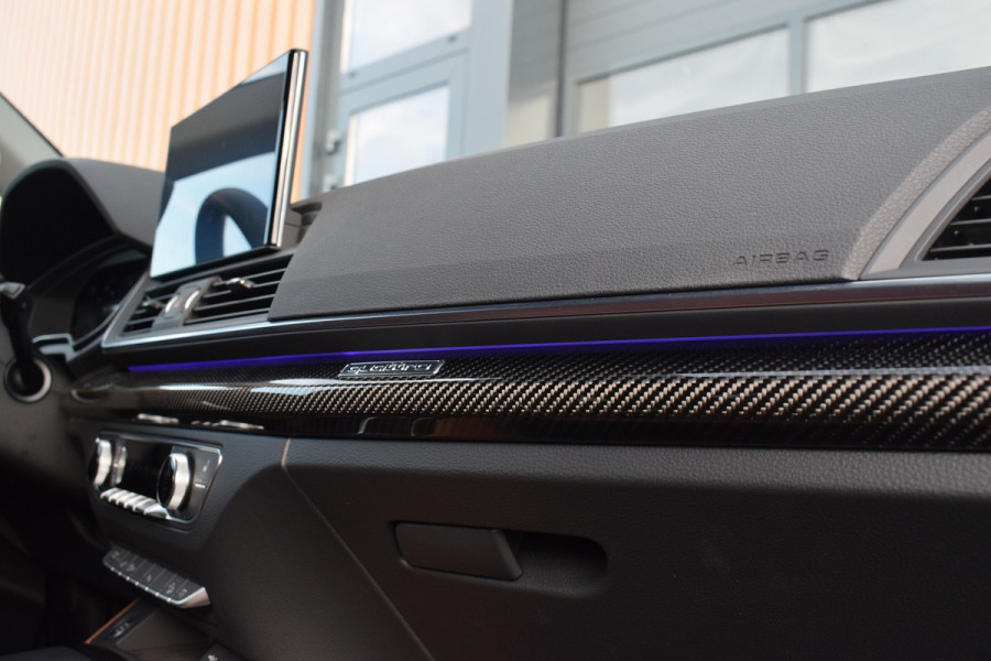 Audi Q5 Sportback 50 TFSI e 299pk S-line | Cognac leder | Luchtvering | Carbon | 22"