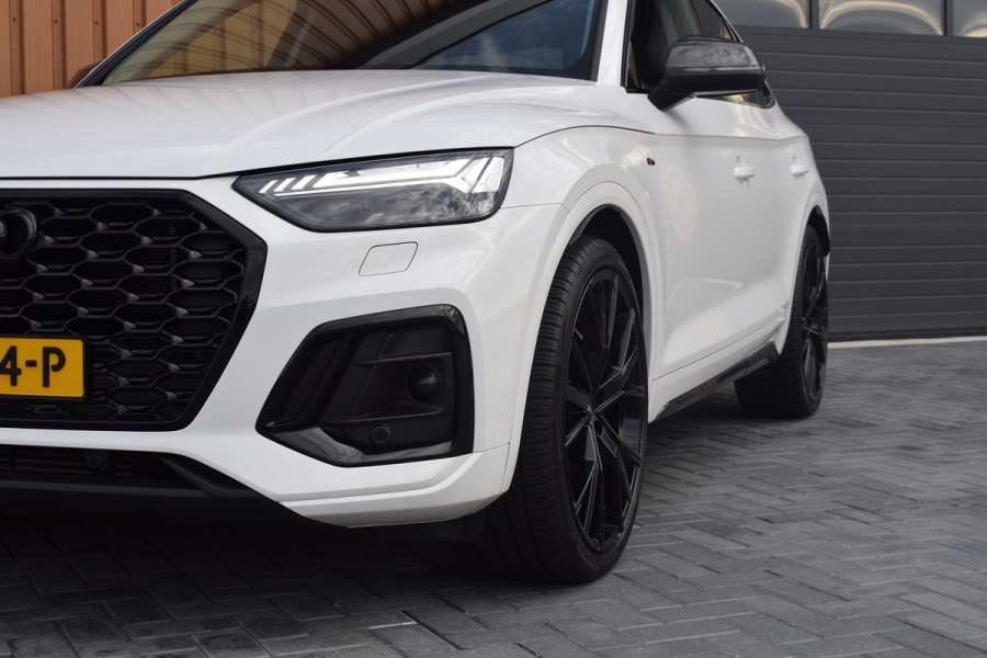 Audi Q5 Sportback 50 TFSI e 299pk S-line | Cognac leder | Luchtvering | Carbon | 22"