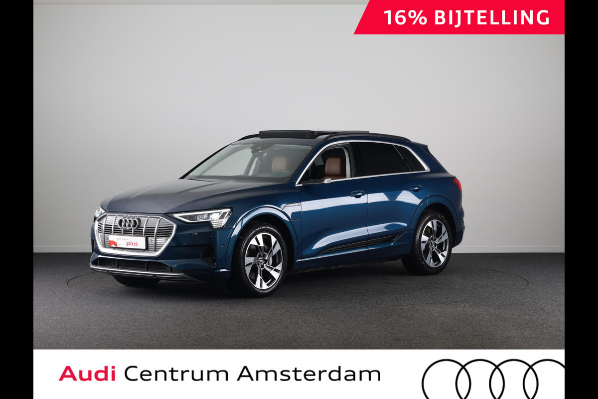 Audi e-tron 55 quattro edition 95 kWh 408pk | Panoramadak | Lederen bekleding | Trekhaak | Head Up Display