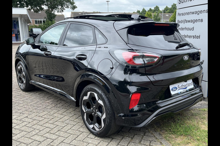 Ford Puma 1.0 EcoBoost Hybrid ST-Line X | SCI | 155pk Automaat | Panoramadak | Afneembare trekhaak | Winter Pack | Adaptive cruise control | 360 graden camera | Bang&Olufsen | Elektrsiche achterklep | Matrix LED