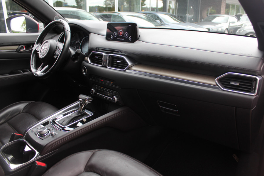 Mazda CX-5 2.0 SkyActiv-G 165 Luxury / 360Camera / Head-up / Leder / Keyless / 19'' / ACC / Bose / Stuur+Stoelverwarming / DAB / Navigatie / Dodehoek