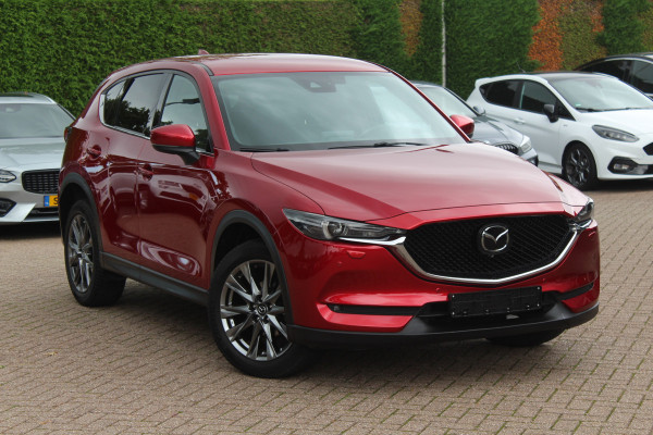 Mazda CX-5 2.0 SkyActiv-G 165 Luxury / 360Camera / Head-up / Leder / Keyless / 19'' / ACC / Bose / Stuur+Stoelverwarming / DAB / Navigatie / Dodehoek