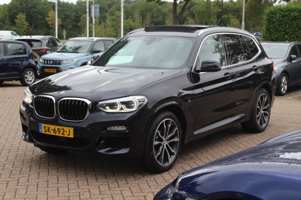 BMW X3 xDrive20d High Exe. M Sport / Panoramadak / 360Camera / Head-up / 20'' / Leder / Harman Kardon / Keyless / Navigatie / DAB / Dodehoek / Stoelverwarming / ACC