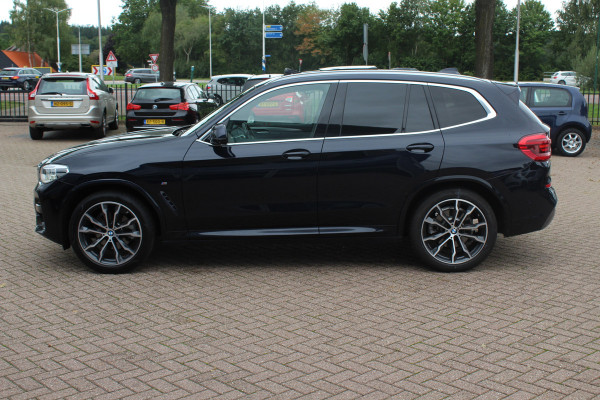 BMW X3 xDrive20d High Exe. M Sport / Panoramadak / 360Camera / Head-up / 20'' / Leder / Harman Kardon / Keyless / Navigatie / DAB / Dodehoek / Stoelverwarming / ACC