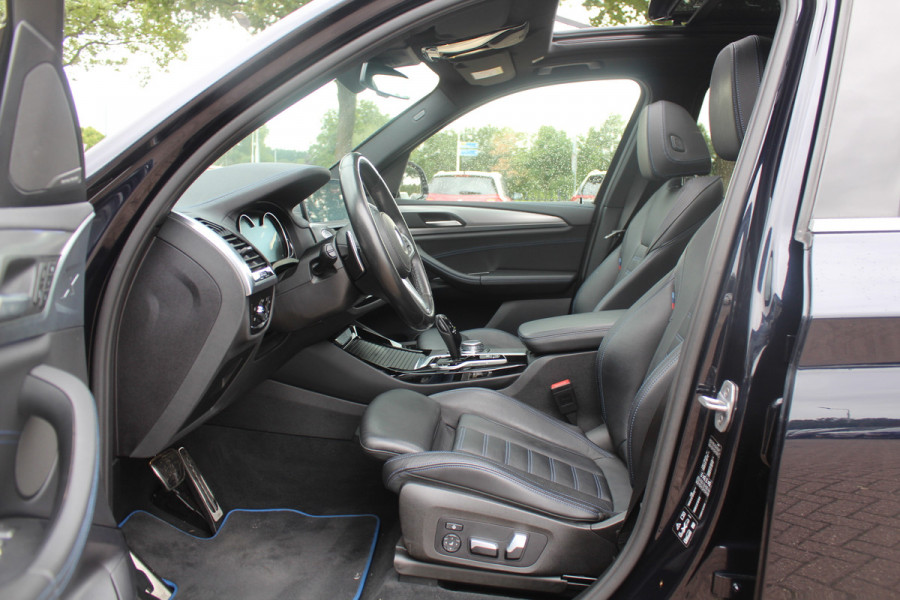 BMW X3 xDrive20d High Exe. M Sport / Panoramadak / 360Camera / Head-up / 20'' / Leder / Harman Kardon / Keyless / Navigatie / DAB / Dodehoek / Stoelverwarming / ACC