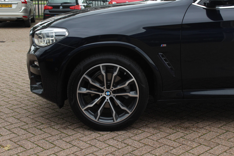 BMW X3 xDrive20d High Exe. M Sport / Panoramadak / 360Camera / Head-up / 20'' / Leder / Harman Kardon / Keyless / Navigatie / DAB / Dodehoek / Stoelverwarming / ACC