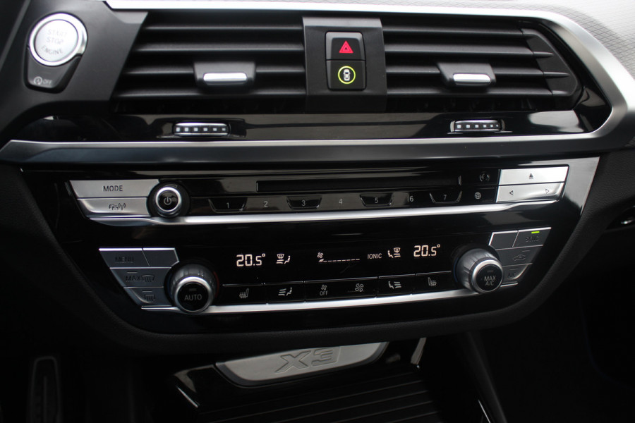 BMW X3 xDrive20d High Exe. M Sport / Panoramadak / 360Camera / Head-up / 20'' / Leder / Harman Kardon / Keyless / Navigatie / DAB / Dodehoek / Stoelverwarming / ACC