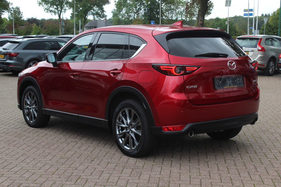 Mazda CX-5 2.0 SkyActiv-G 165 Luxury / 360Camera / Head-up / Leder / Keyless / 19'' / ACC / Bose / Stuur+Stoelverwarming / DAB / Navigatie / Dodehoek