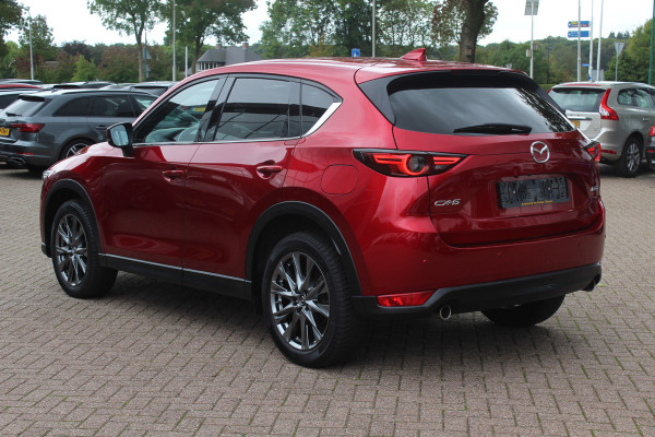 Mazda CX-5 2.0 SkyActiv-G 165 Luxury / 360Camera / Head-up / Leder / Keyless / 19'' / ACC / Bose / Stuur+Stoelverwarming / DAB / Navigatie / Dodehoek