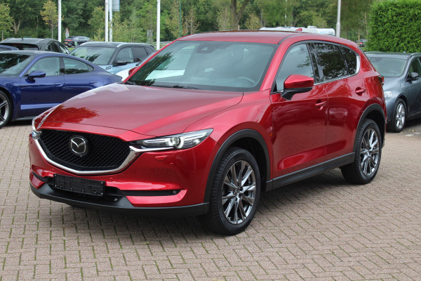 Mazda CX-5 2.0 SkyActiv-G 165 Luxury / 360Camera / Head-up / Leder / Keyless / 19'' / ACC / Bose / Stuur+Stoelverwarming / DAB / Navigatie / Dodehoek