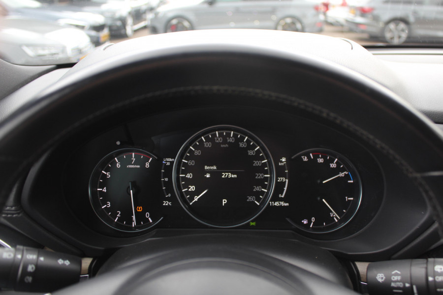 Mazda CX-5 2.0 SkyActiv-G 165 Luxury / 360Camera / Head-up / Leder / Keyless / 19'' / ACC / Bose / Stuur+Stoelverwarming / DAB / Navigatie / Dodehoek