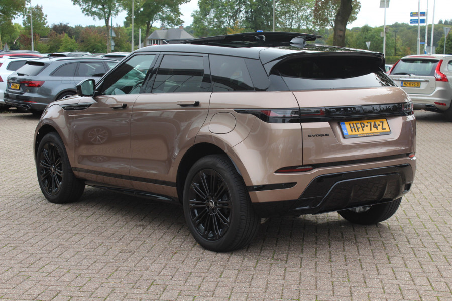 Land Rover Range Rover Evoque 1.5 P270e PHEV AWD Autobiography / Panoramadak / 360Camera / Luxe Leder / 20'' / Meridian / Keyless / Sfeerverlichting / Dodehoek / DAB / ACC / Stoelverwarming 4x / Stuurverwarming