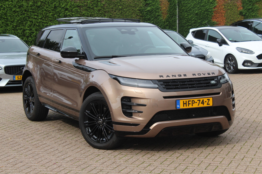 Land Rover Range Rover Evoque 1.5 P270e PHEV AWD Autobiography / Panoramadak / 360Camera / Luxe Leder / 20'' / Meridian / Keyless / Sfeerverlichting / Dodehoek / DAB / ACC / Stoelverwarming 4x / Stuurverwarming