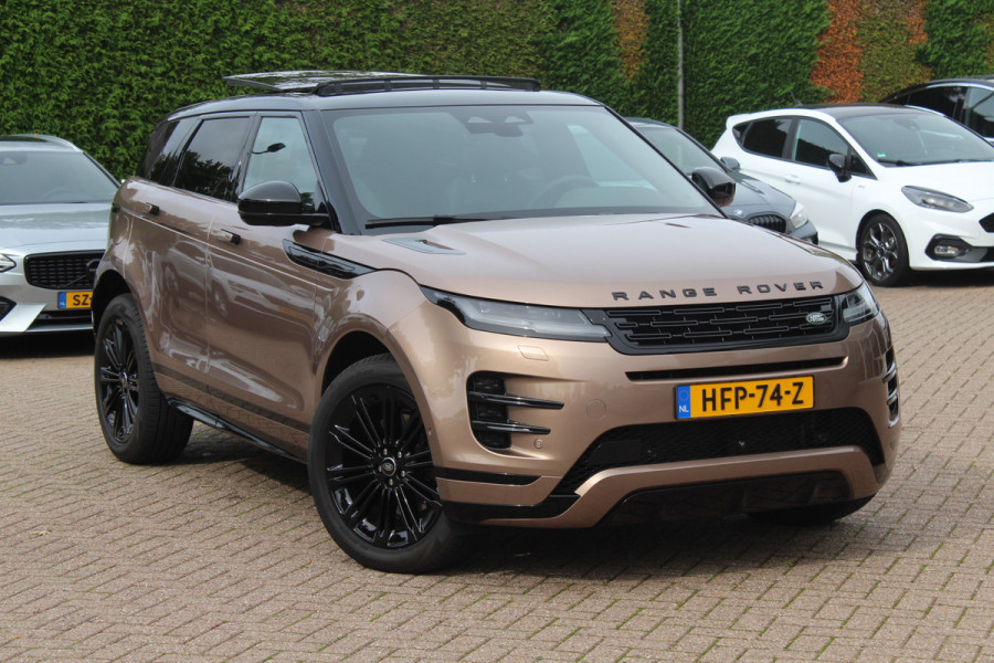 Land Rover Range Rover Evoque 1.5 P270e PHEV AWD Autobiography / Panoramadak / 360Camera / Luxe Leder / 20'' / Meridian / Keyless / Sfeerverlichting / Dodehoek / DAB / ACC / Stoelverwarming 4x / Stuurverwarming