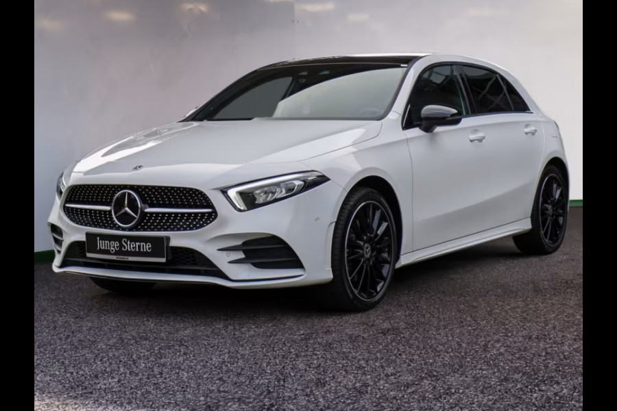 Mercedes-Benz A-Klasse 250e AMG ** LED, MBUX+, DISTRONIC, PANORAMA, 2 zone AIRCO, 19-inch LMV, NIGHT ** 1e EIG - UNFALLFREI ** ** INFORMEER OOK NAAR ONZE AANTREKKELIJKE FINANCIAL-LEASE TARIEVEN **