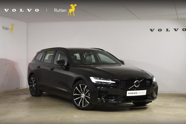 Volvo V60 T6 350PK Automaat Plug-in hybrid AWD Plus Dark / Navigatie / 360 Camera / Harman Kardon / Stuur & Stoelverwarming / LM Velgen / Trekhaak