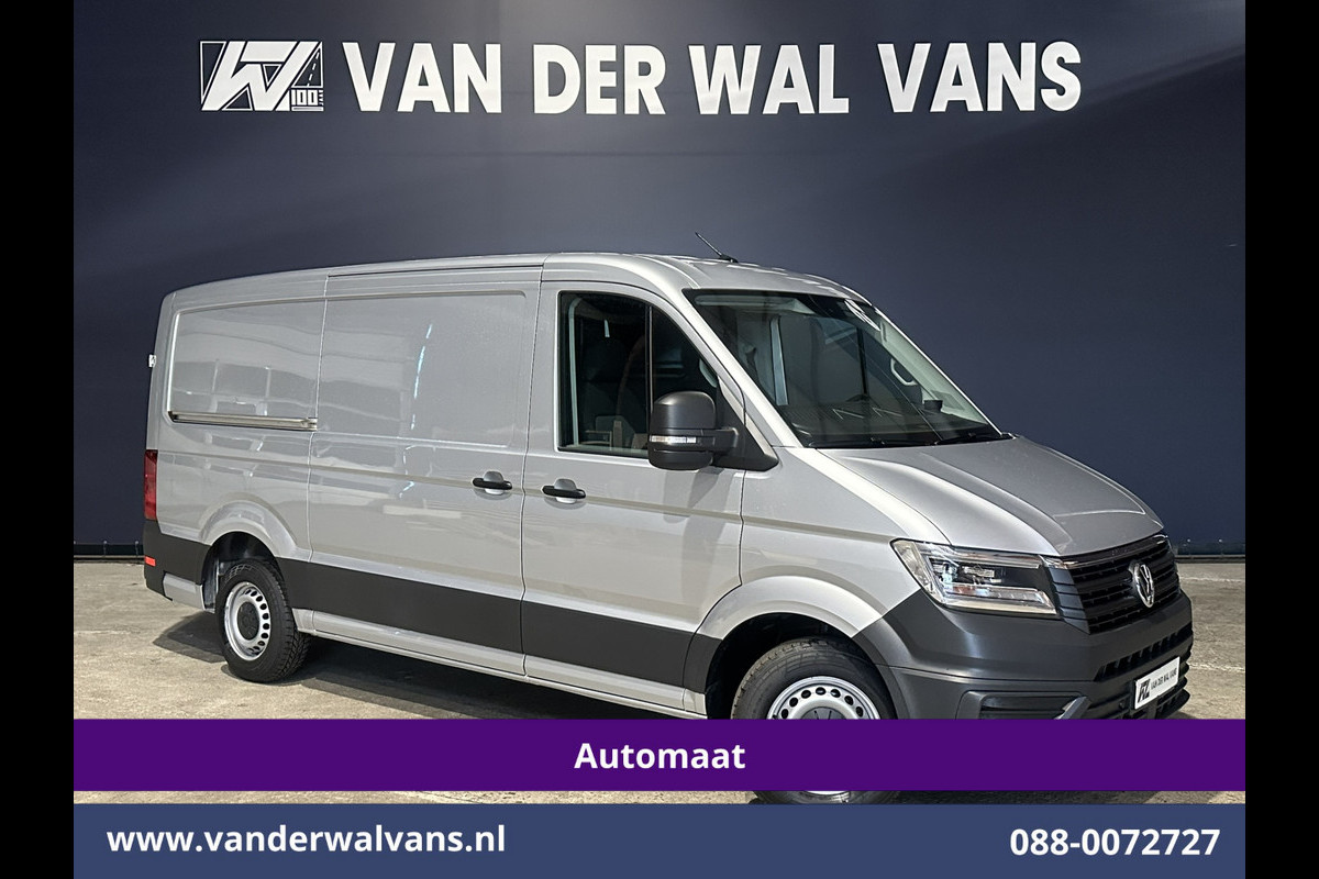 Volkswagen Crafter 2.0 TDI 177pk Automaat L3H2 L2H1 Euro6 Airco | Camera | Apple Carplay | Adaptieve Cruisecontrol | Massagestoel LED, Android Auto, Verwarmde voorruit, Stoelverwarming, Parkeersensoren, Chauffeursstoel, 3000kg trekvermogen