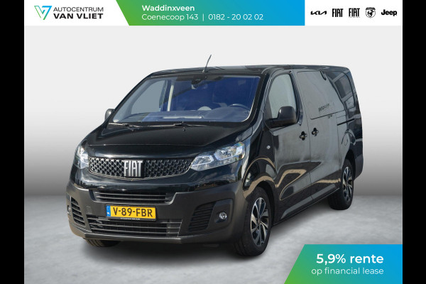 Fiat Scudo 2.0 MultiJet 180pk Aut. L3 DC | Schuifdeur Links | Trekhaak | Keyless | Clima | Stoel voorin | Elektr. Handrem