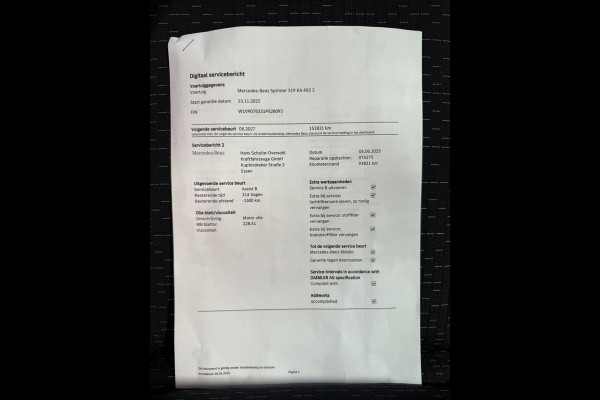 Mercedes-Benz Sprinter bestel 319 1.9 CDI L2H2 RWD