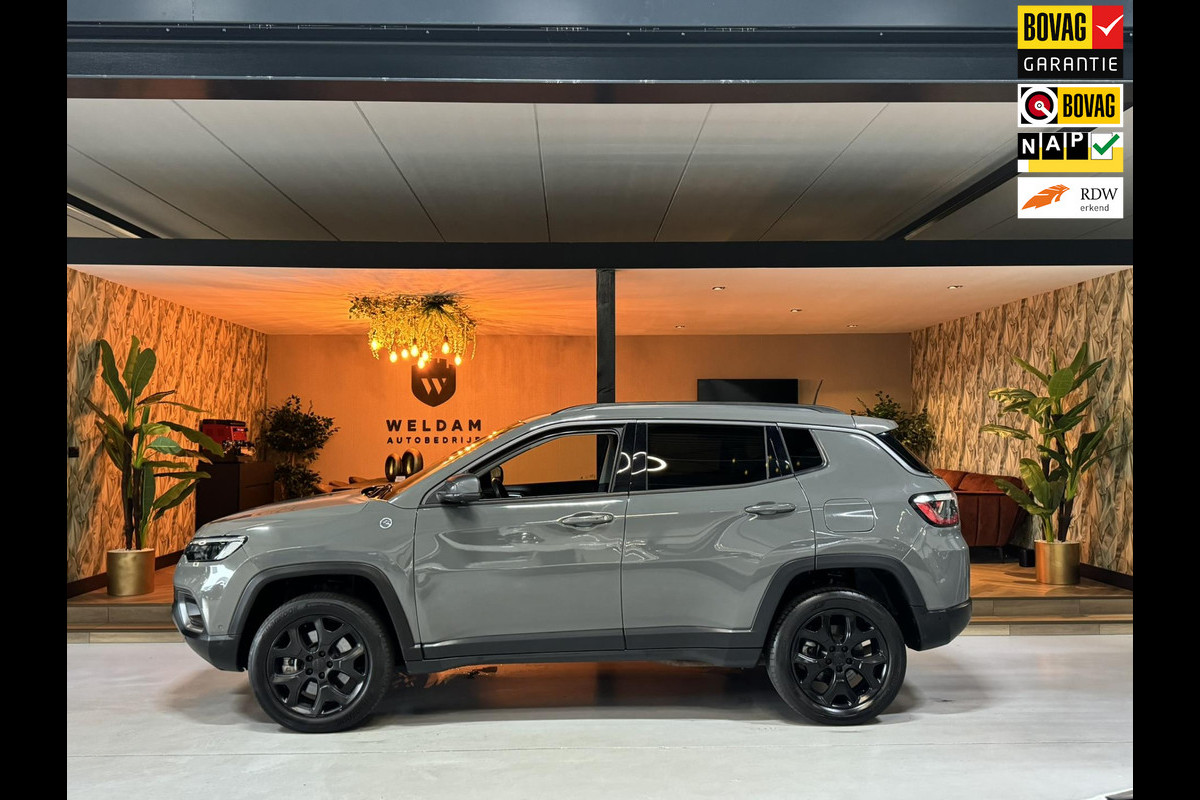 Jeep Compass 4xe 240 Plug-in Hybrid Trail Rated 4x4 Garantie Memory 360 Stoelventilatie Carplay Blindspot StuurVW StoelVW Rijklaar
