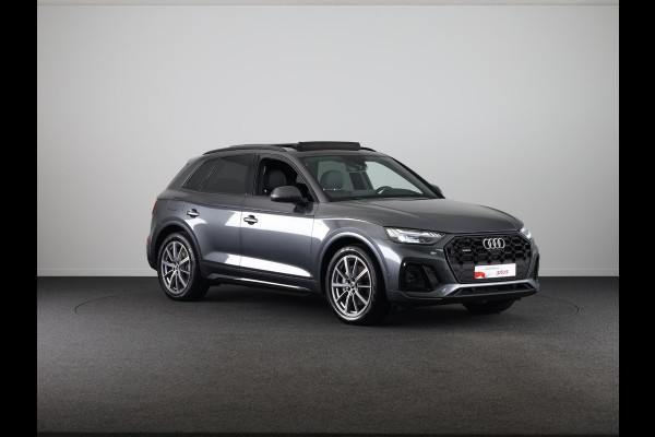 Audi Q5 55 TFSI e S edition 367 pk S-tronic | Verlengde garantie | Navigatie | Panoramadak | Elektr. trekhaak | Rondomzicht camera | B&O Soundsystem | Lichtmetalen velgen 20" | S-Line |