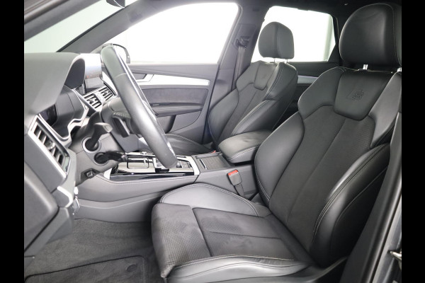 Audi Q5 55 TFSI e S edition 367 pk S-tronic | Verlengde garantie | Navigatie | Panoramadak | Elektr. trekhaak | Rondomzicht camera | B&O Soundsystem | Lichtmetalen velgen 20" | S-Line |