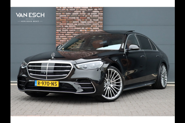 Mercedes-Benz S-Klasse 580 e Lang AMG Line Premium+ | Airmatic | Distronic+ | 3D-Display | MBUX Tablet | Digital Light | Stoelventilatie | Verwarmd Stuurwiel | Massage | HUD | Vlakkenverwarming |