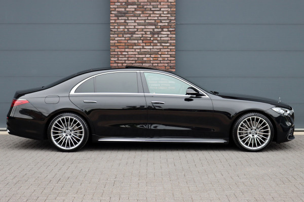 Mercedes-Benz S-Klasse 580 e Lang AMG Line Premium+ | Airmatic | Distronic+ | 3D-Display | MBUX Tablet | Digital Light | Stoelventilatie | Verwarmd Stuurwiel | Massage | HUD | Vlakkenverwarming |