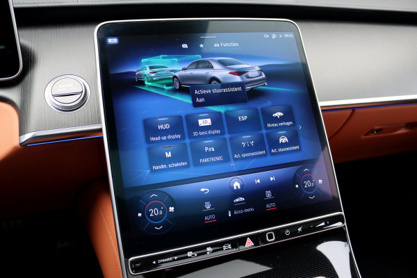 Mercedes-Benz S-Klasse 580 e Lang AMG Line Premium+ | Airmatic | Distronic+ | 3D-Display | MBUX Tablet | Digital Light | Stoelventilatie | Verwarmd Stuurwiel | Massage | HUD | Vlakkenverwarming |