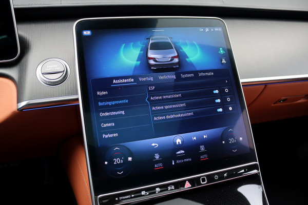 Mercedes-Benz S-Klasse 580 e Lang AMG Line Premium+ | Airmatic | Distronic+ | 3D-Display | MBUX Tablet | Digital Light | Stoelventilatie | Verwarmd Stuurwiel | Massage | HUD | Vlakkenverwarming |