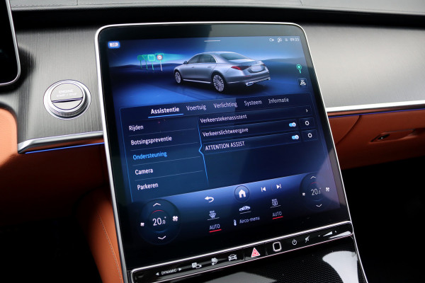 Mercedes-Benz S-Klasse 580 e Lang AMG Line Premium+ | Airmatic | Distronic+ | 3D-Display | MBUX Tablet | Digital Light | Stoelventilatie | Verwarmd Stuurwiel | Massage | HUD | Vlakkenverwarming |
