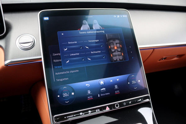 Mercedes-Benz S-Klasse 580 e Lang AMG Line Premium+ | Airmatic | Distronic+ | 3D-Display | MBUX Tablet | Digital Light | Stoelventilatie | Verwarmd Stuurwiel | Massage | HUD | Vlakkenverwarming |