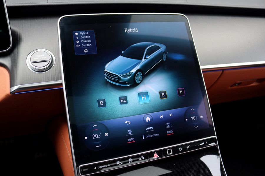 Mercedes-Benz S-Klasse 580 e Lang AMG Line Premium+ | Airmatic | Distronic+ | 3D-Display | MBUX Tablet | Digital Light | Stoelventilatie | Verwarmd Stuurwiel | Massage | HUD | Vlakkenverwarming |