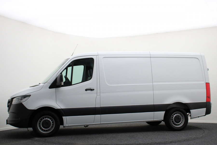 Mercedes-Benz Sprinter 317 CDI Aut. L2H1 Leer, 3-Zits, Airco, Standkachel, Apple Carplay, Cruise, Bluetooth, DAB