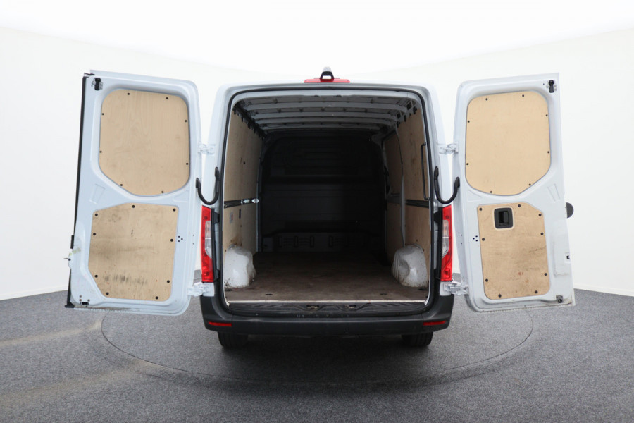 Mercedes-Benz Sprinter 317 CDI Aut. L2H1 Leer, 3-Zits, Airco, Standkachel, Apple Carplay, Cruise, Bluetooth, DAB