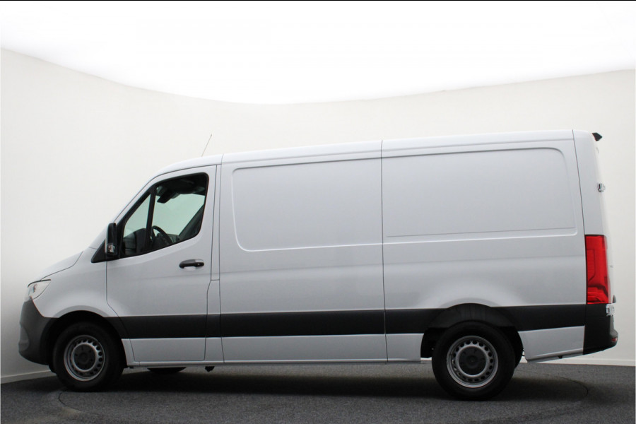 Mercedes-Benz Sprinter 317 CDI Aut. L2H1 Leer, 3-Zits, Airco, Standkachel, Apple Carplay, Cruise, Bluetooth, DAB