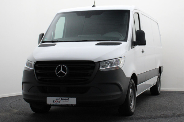 Mercedes-Benz Sprinter 317 CDI Aut. L2H1 Leer, 3-Zits, Airco, Standkachel, Apple Carplay, Cruise, Bluetooth, DAB