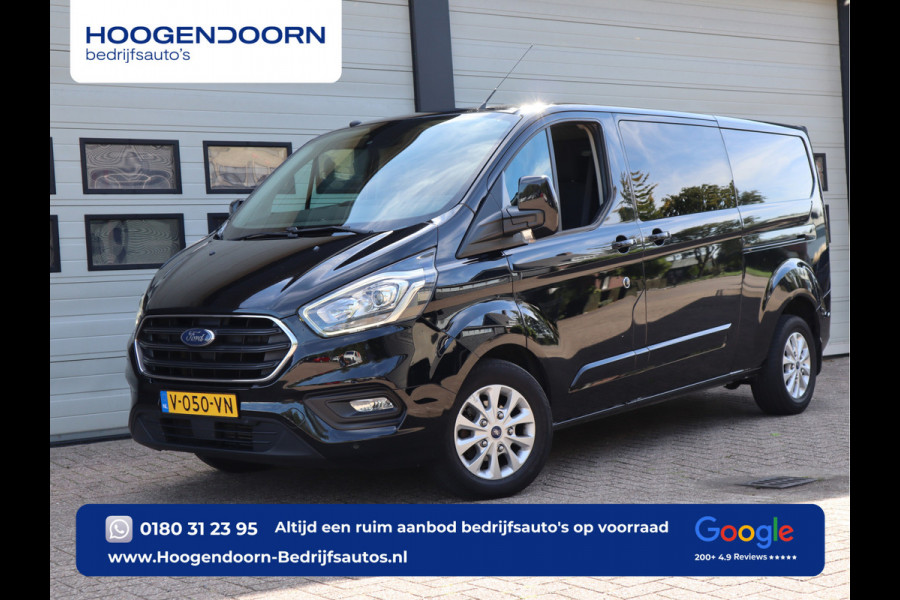 Ford Transit Custom 2.0 TDCI 131pk Euro 6 Automaat DC 5 pers. - 2x Schuifdr. - Trekhaak