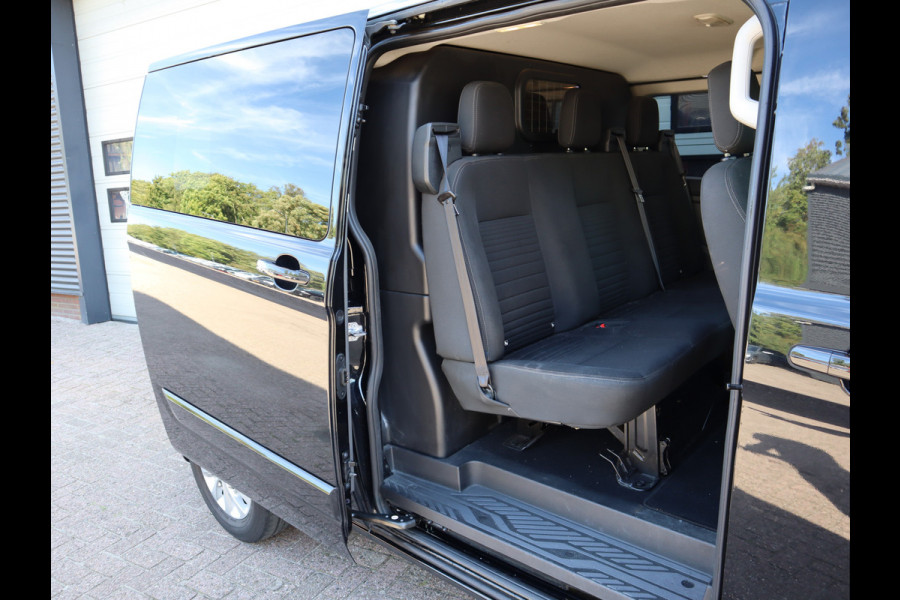 Ford Transit Custom 2.0 TDCI 131pk Euro 6 Automaat DC 5 pers. - 2x Schuifdr. - Trekhaak