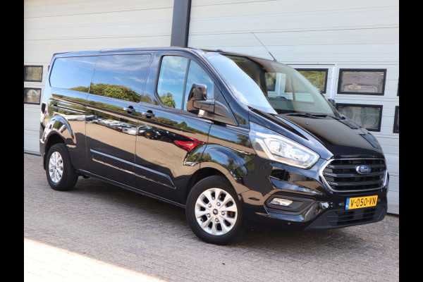 Ford Transit Custom 2.0 TDCI 131pk Euro 6 Automaat DC 5 pers. - 2x Schuifdr. - Trekhaak