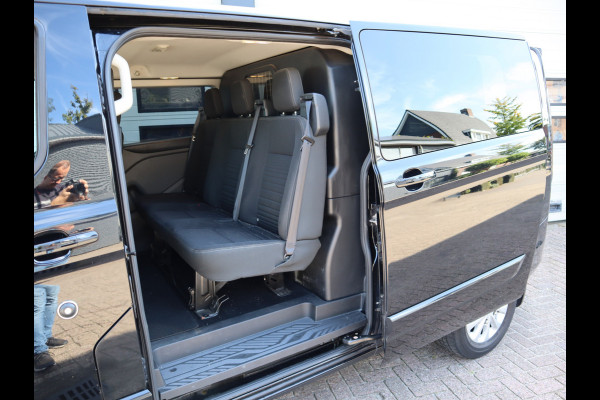Ford Transit Custom 2.0 TDCI 131pk Euro 6 Automaat DC 5 pers. - 2x Schuifdr. - Trekhaak
