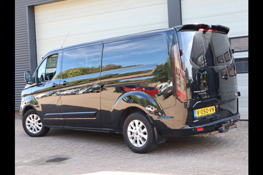 Ford Transit Custom 2.0 TDCI 131pk Euro 6 Automaat DC 5 pers. - 2x Schuifdr. - Trekhaak