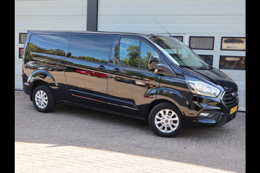 Ford Transit Custom 2.0 TDCI 131pk Euro 6 Automaat DC 5 pers. - 2x Schuifdr. - Trekhaak