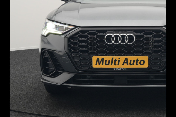 Audi Q3 Sportback 45 TFSI e S Line Plug In Hybrid 245pk Dealer O.H PHEV | Camera | Lederen Sportstoelen Verwarmd | Virtual Cockpit | Navigatie | Blis | Keyless | Cruise Control | Lane Assist | DAB |