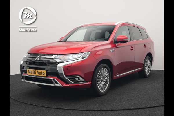 Mitsubishi Outlander 2.4 Intense+ Plug In Hybrid 225pk Dealer O.H PHEV | 360 Camera | Lederen Sportstoelen Verwarmd | Keyless | Navigatie | Stuur Verwarmd | Cruise Control | Blis | DAB |
